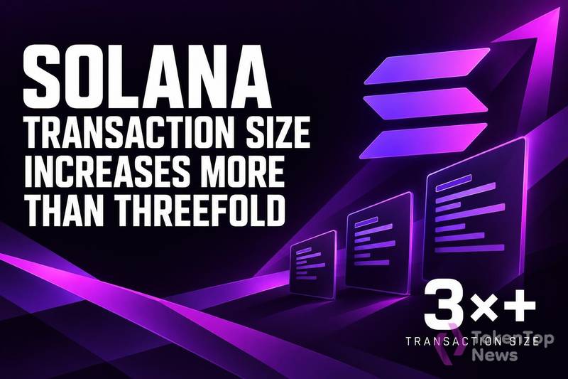 Solana Transaction Size Increases More Than Threefold